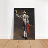 A Matador by Edouard Manet (1866–67) | Vintage wall art print - Brushed Aluminum Print - 60x90 cm / 24x36″ - 