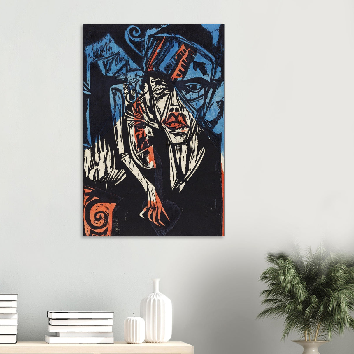 the agonies of love by ernst ludwig kirchner wall art print