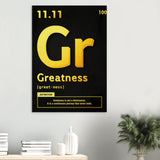 da vinci motivational wall art greatness
