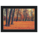 golden silence in autumn a tranquil forest escape wall art print60x90 cm / 24x36″Wood Prints