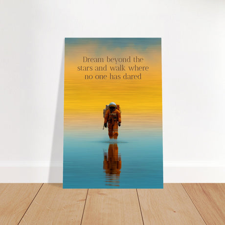 da vinci motivational wall art dare
