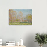 spring in giverny by claude monet