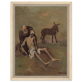 The Good Samaritan by CypriÃ¡n MajernÃ­k â€“ Expressionist Biblical Wall Art PrintAcrylic Print45x60 cm / 18x24â€³