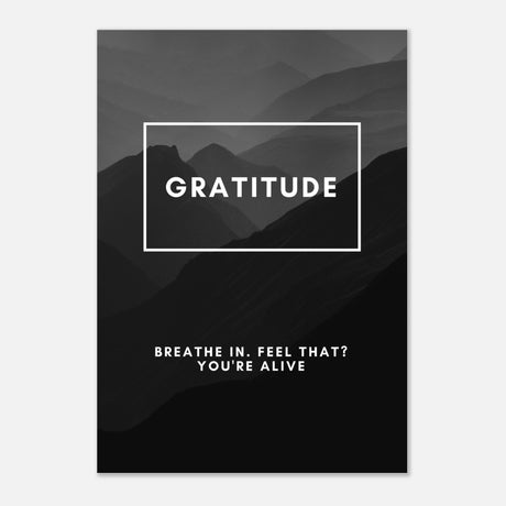  motivational wall art gratitude