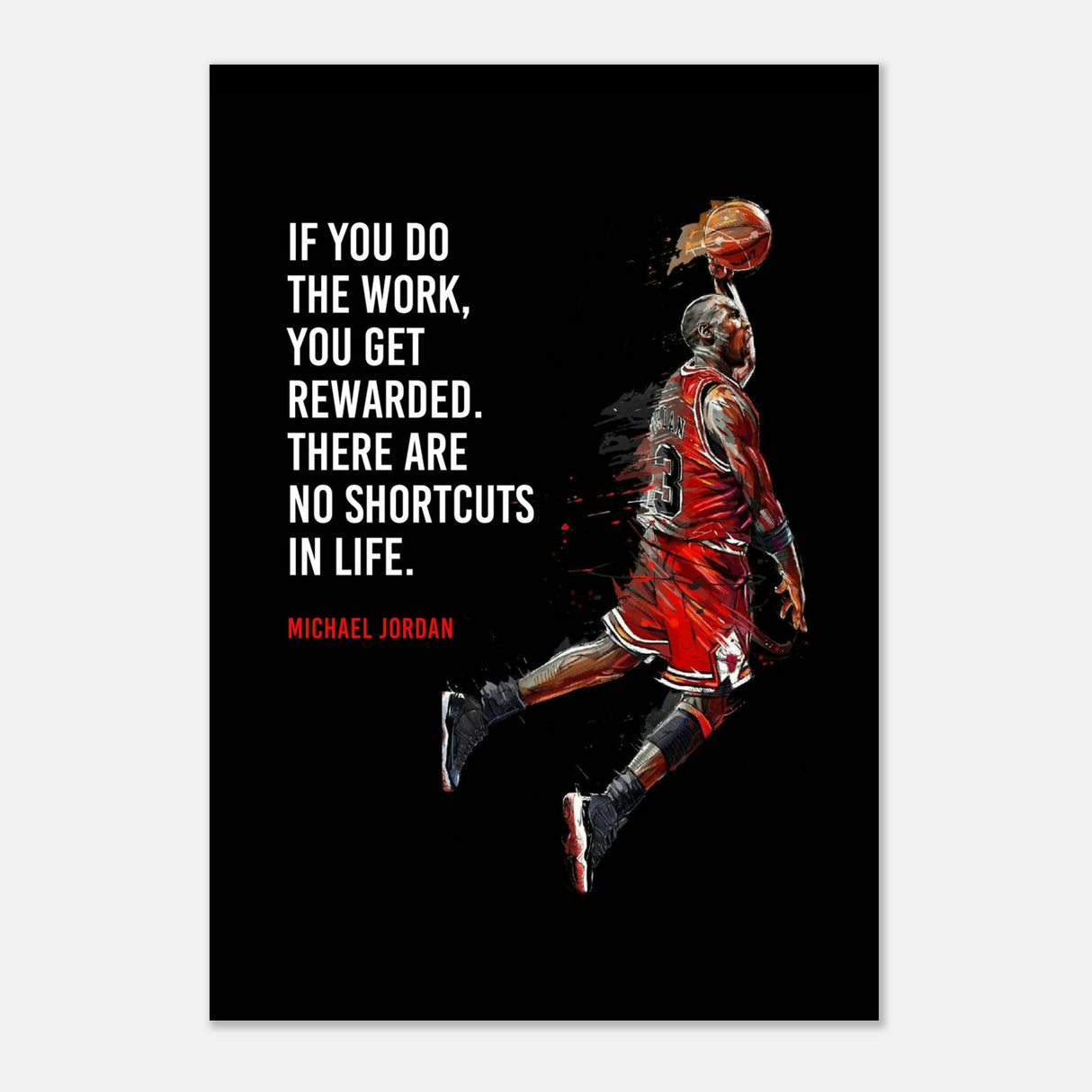 da vinci motivational wall art no shortcuts