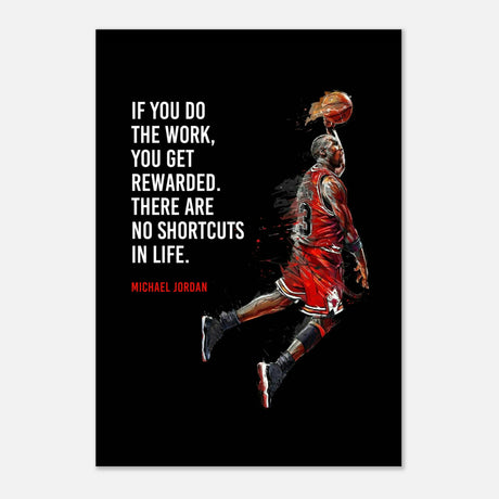 da vinci motivational wall art no shortcuts