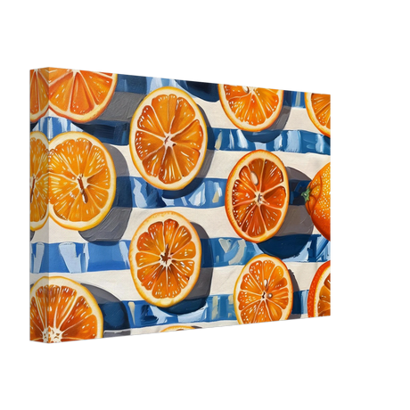 citrus splash wall art print20x30 cm / 8x12″Framed Canvas