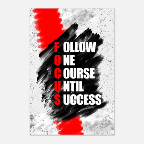 da vinci motivational wall art follow one course