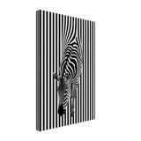 minimalist wall art wildlife zebra