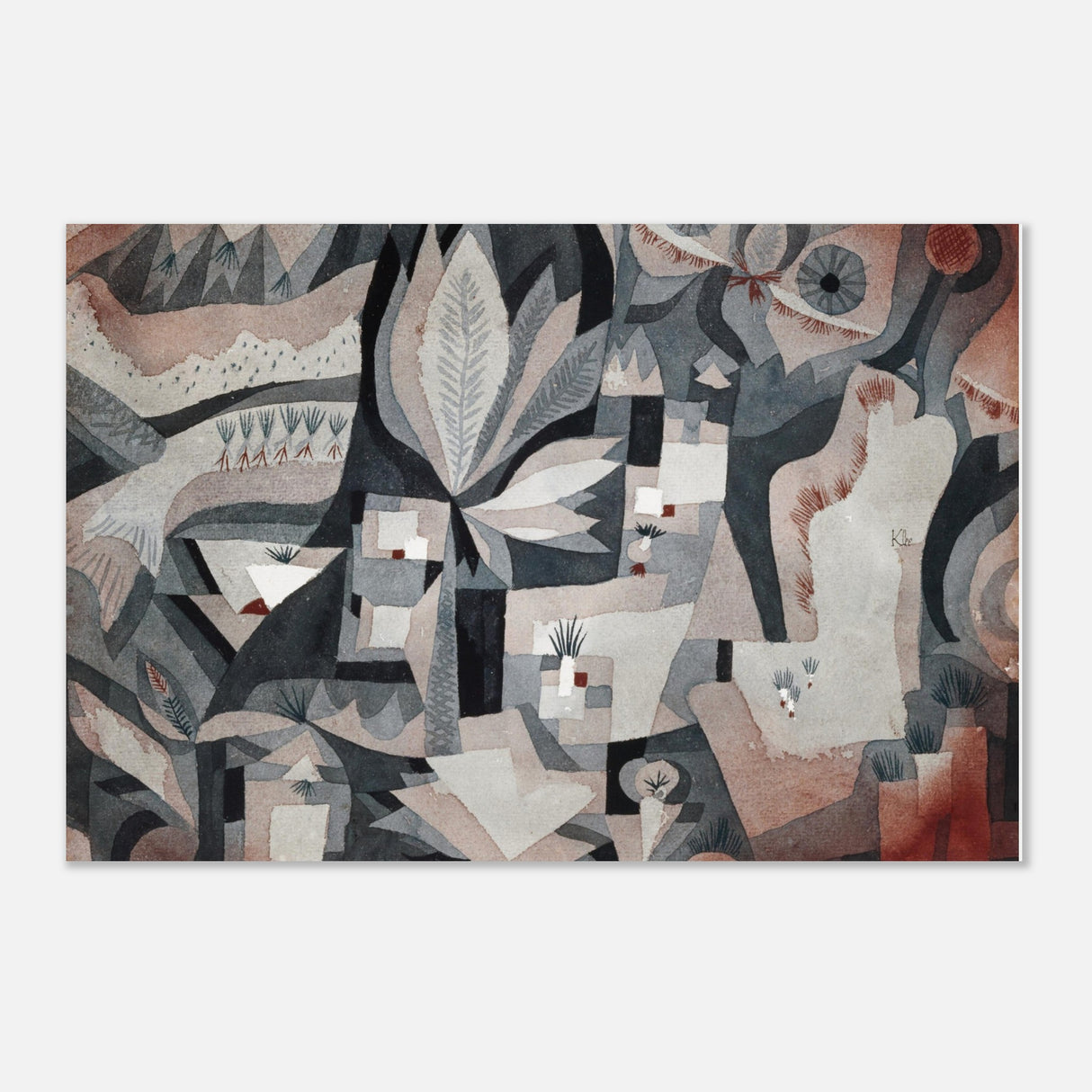 dry cooler garden by paul klee