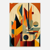 da vinci geometric cubism modern wall art