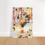 textile sample by gustav klimt