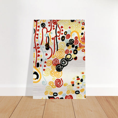 textile sample by gustav klimt