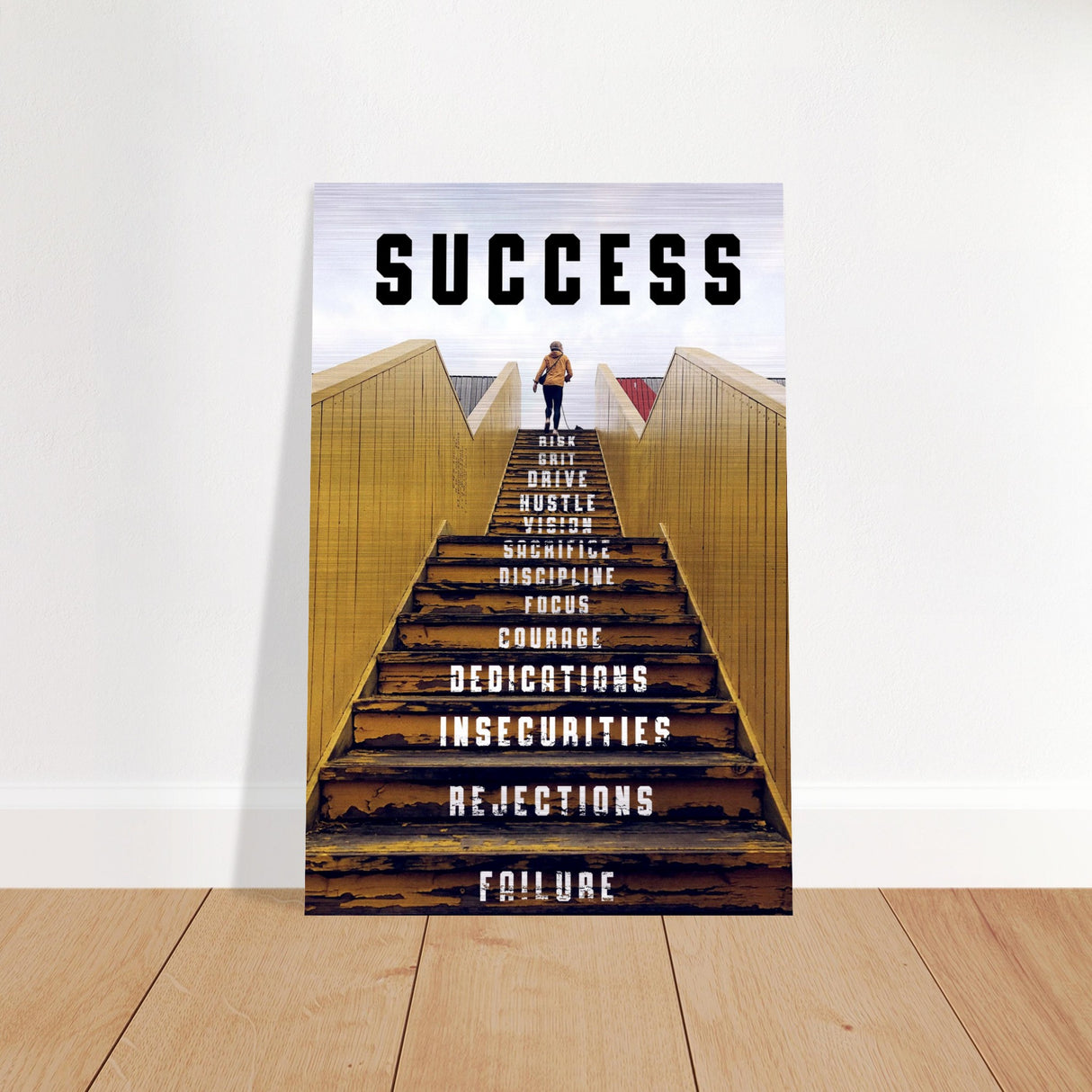 da vinci motivational wall art success 1