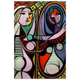 girl before a mirror by pablo picasso 1932
