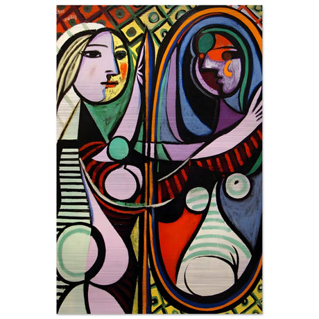 girl before a mirror by pablo picasso 1932
