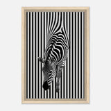  minimalist wall art wildlife zebra