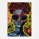 electric royalty afro futurist pop expression wall art print50x75 cm / 20x30″Framed Canvas