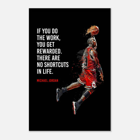 da vinci motivational wall art no shortcuts