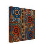 Aboriginal Dreaming Circles Wall Art Print - Canvas - 20x20 cm / 8x8″ - 
