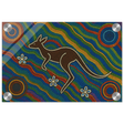 Aboriginal Kangaroo Dreaming Wall Art Print - Acrylic Print - 20x30 cm / 8x12″ - 