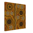 Aboriginal Ochre Earth Tones Wall Art Print - Canvas - 60x60 cm / 24x24″ - 