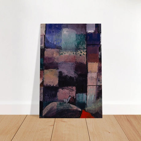About a motif from Hammamet (1914) by Paul Klee | Vintage wall art print - Brushed Aluminum Print - 50x75 cm / 20x30″ - 