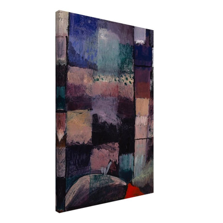 About a motif from Hammamet (1914) by Paul Klee | Vintage wall art print - Canvas - 50x75 cm / 20x30″ - 