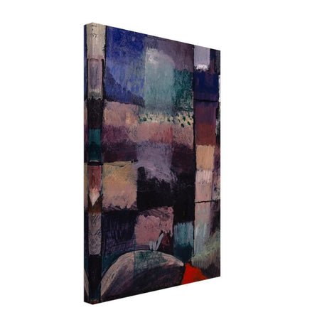 About a motif from Hammamet (1914) by Paul Klee | Vintage wall art print - Canvas - 30x45 cm / 12x18″ - 