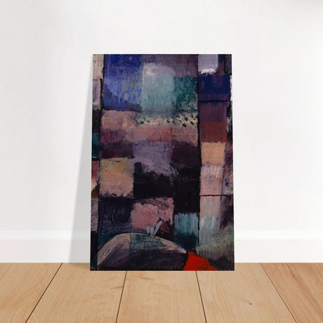 About a motif from Hammamet (1914) by Paul Klee | Vintage wall art print - Brushed Aluminum Print - 60x90 cm / 24x36″ - 