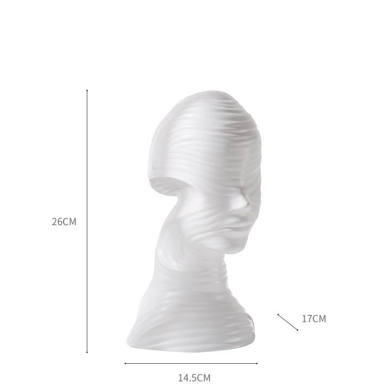 Abstract Character Sculpture Crafts Creativity Modern Simple Decoration Ornaments - White - 
