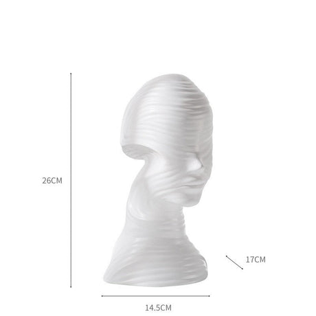 Abstract Character Sculpture Crafts Creativity Modern Simple Decoration Ornaments - White - 