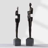 Abstract Decoration Creative Body Sculpture Living Room Entrance TV Cabinet Office Home Resin Decorations - Type D - Set - 