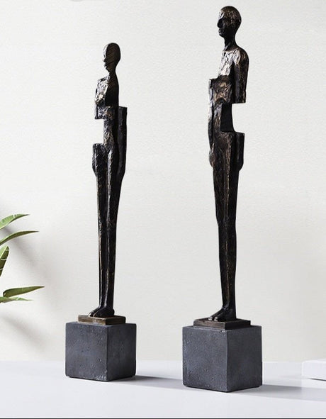 Abstract Decoration Creative Body Sculpture Living Room Entrance TV Cabinet Office Home Resin Decorations - Type A - 