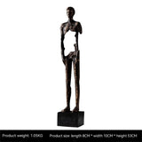 Abstract Decoration Creative Body Sculpture Living Room Entrance TV Cabinet Office Home Resin Decorations - Type C - 