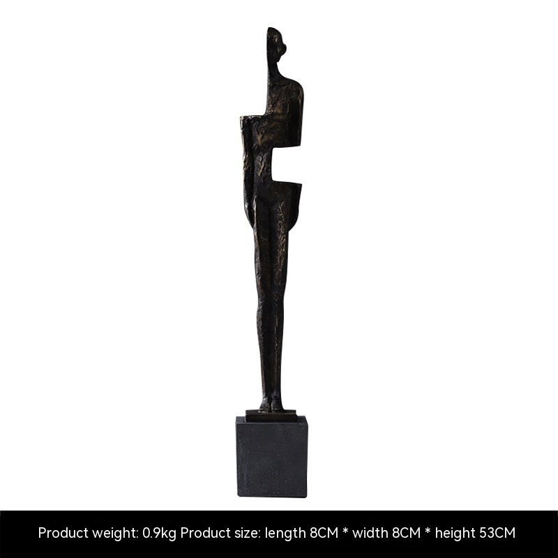 Abstract Decoration Creative Body Sculpture Living Room Entrance TV Cabinet Office Home Resin Decorations - Type B - 