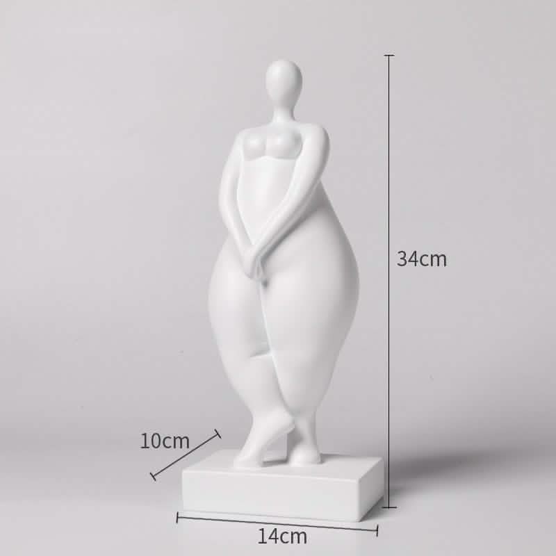 Abstract Female Body Sculpture Set – Modern Minimalist Resin Figurines for Home, Office & Artistic Interior Décor - S - 