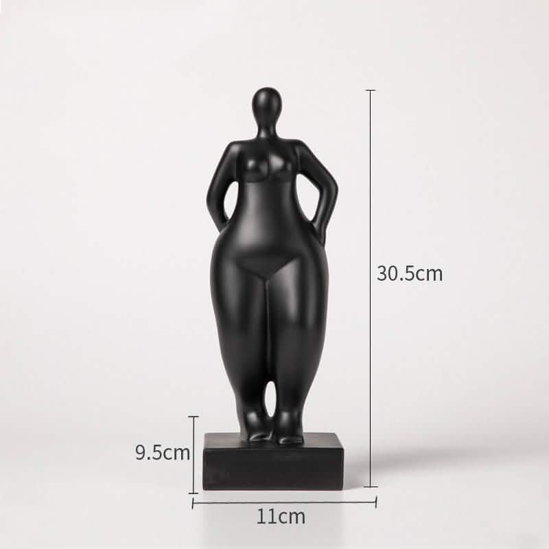 Abstract Female Body Sculpture Set – Modern Minimalist Resin Figurines for Home, Office & Artistic Interior Décor - E - 