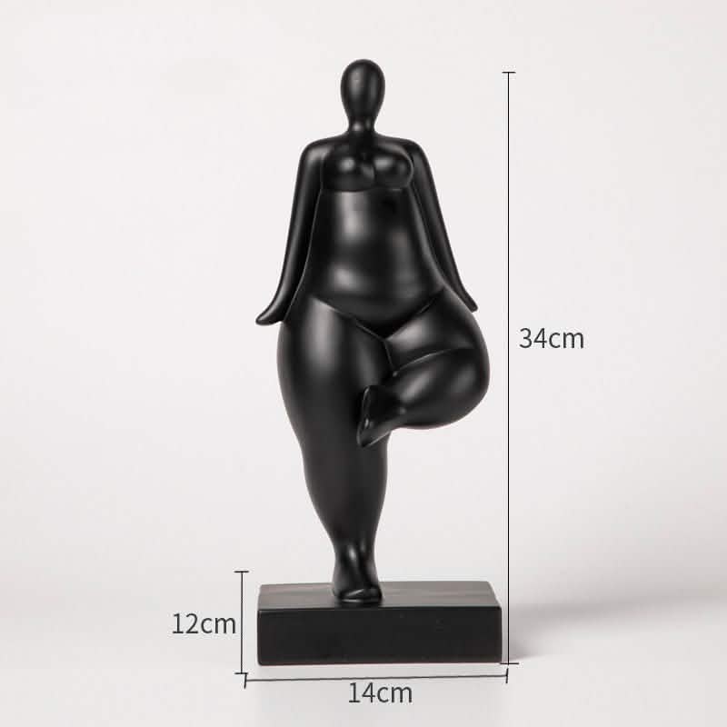 Abstract Female Body Sculpture Set – Modern Minimalist Resin Figurines for Home, Office & Artistic Interior Décor - G - 