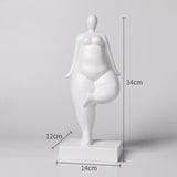 Abstract Female Body Sculpture Set – Modern Minimalist Resin Figurines for Home, Office & Artistic Interior Décor - R - 