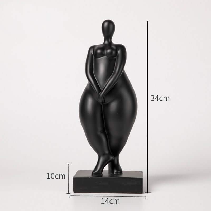 Abstract Female Body Sculpture Set – Modern Minimalist Resin Figurines for Home, Office & Artistic Interior Décor - I - 