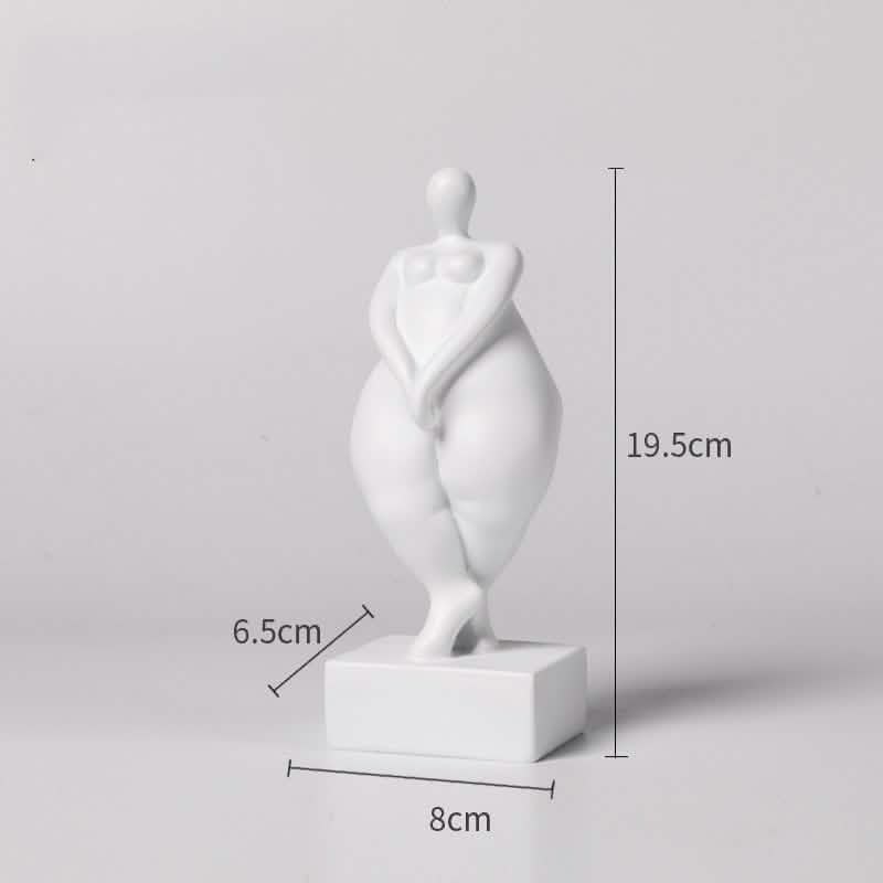 Abstract Female Body Sculpture Set – Modern Minimalist Resin Figurines for Home, Office & Artistic Interior Décor - N - 
