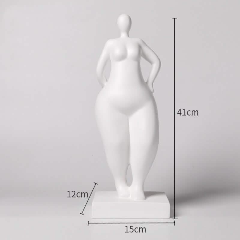 Abstract Female Body Sculpture Set – Modern Minimalist Resin Figurines for Home, Office & Artistic Interior Décor - Q - 