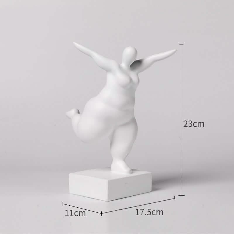 Abstract Female Body Sculpture Set – Modern Minimalist Resin Figurines for Home, Office & Artistic Interior Décor - L - 