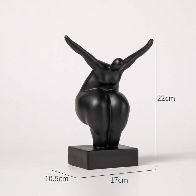 Abstract Female Body Sculpture Set – Modern Minimalist Resin Figurines for Home, Office & Artistic Interior Décor - A - 