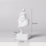 Abstract Female Body Sculpture Set – Modern Minimalist Resin Figurines for Home, Office & Artistic Interior Décor - M - 