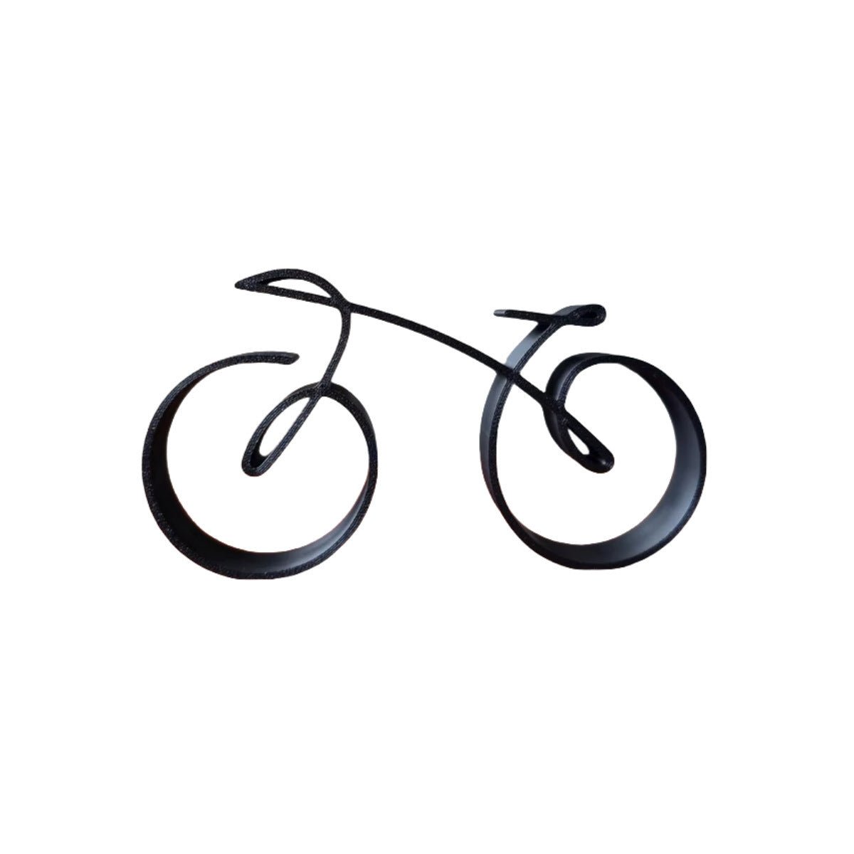 Abstract Line Sculpture – Minimalist Acrylic Bike Ornaments - Bicycle A - Large Size - 