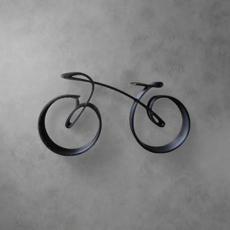 Abstract Line Sculpture – Minimalist Acrylic Bike Ornaments - Bicycle A - Large Size - 
