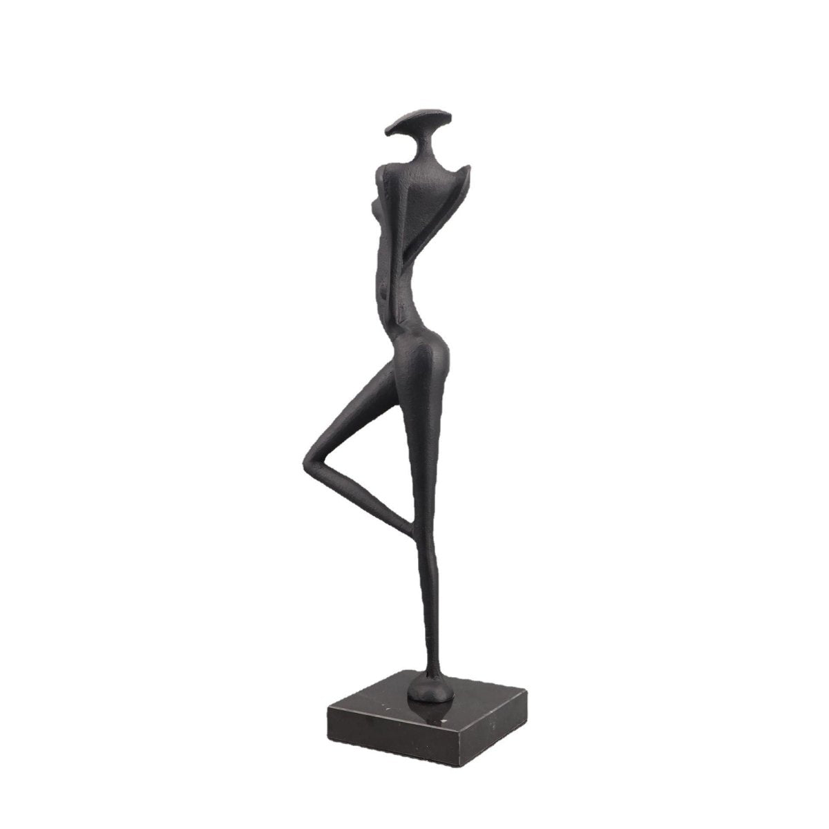 Abstract Metal Figurine Sculpture – Modern European Art Décor - 18x12x49CM - 