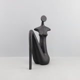 Abstract Metal Figurine Sculpture – Modern European Art Décor - 18x12x49CM - 